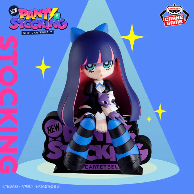 Figurine Panty & Stocking With Garterbelt - Stocking Monitor Top Figure - Banpresto Flo'Kaze