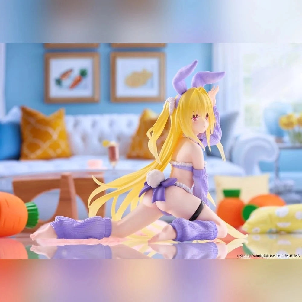 Figurine To Love-Ru Darkness - Golden Darkness MOFLOCK Fluffy Bunny Ver. - Taito Flo'Kaze
