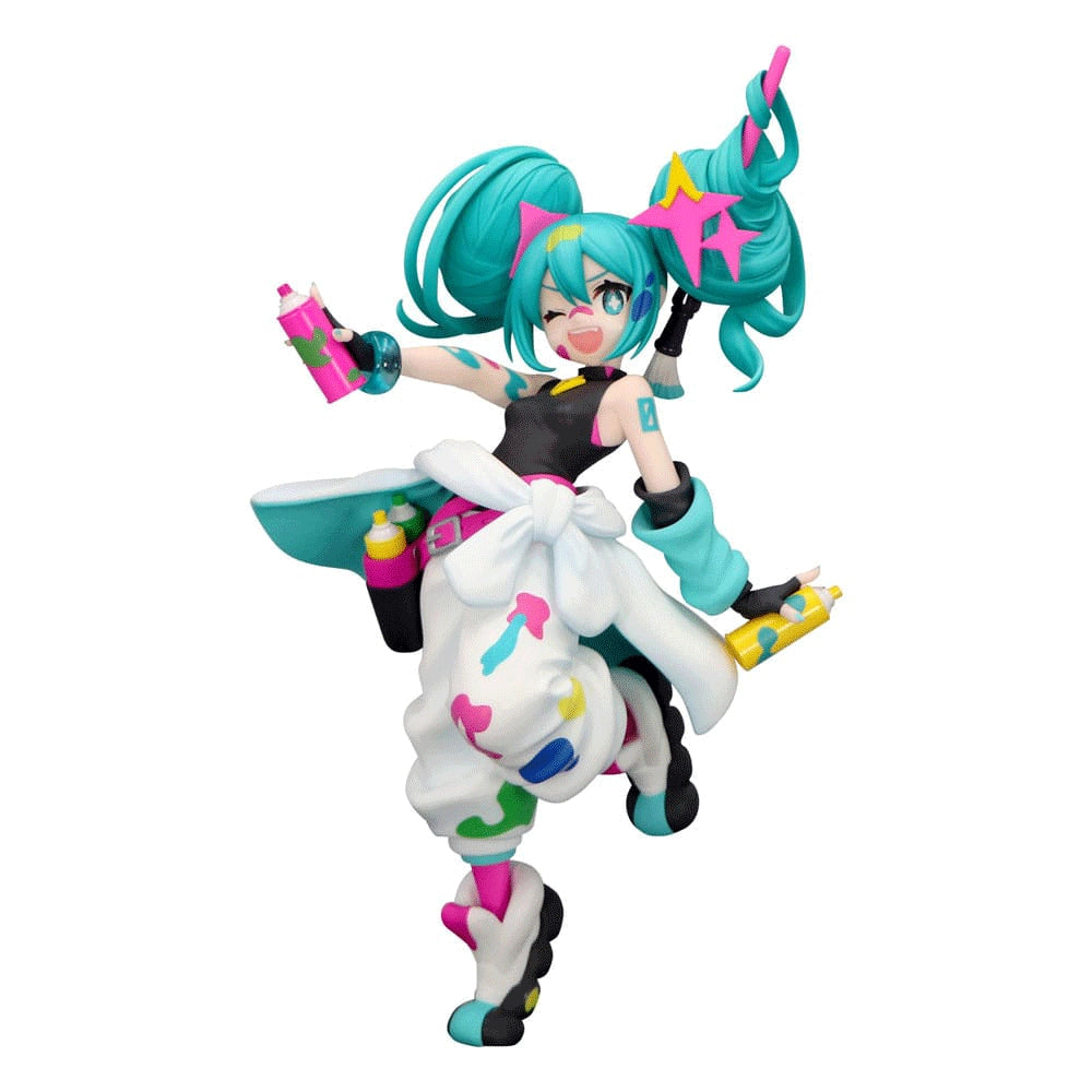 Figurine Vocaloid - Hatsune Miku Trio-Try-It Paint Girl Ver. - FuRyu Flo'Kaze