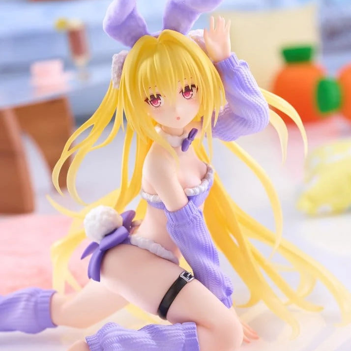Figurine To Love-Ru Darkness - Golden Darkness MOFLOCK Fluffy Bunny Ver. - Taito Flo'Kaze